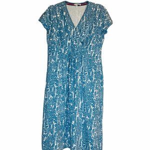 Boden Sz 12L Lola Dress- Summer Print Jersey Knit